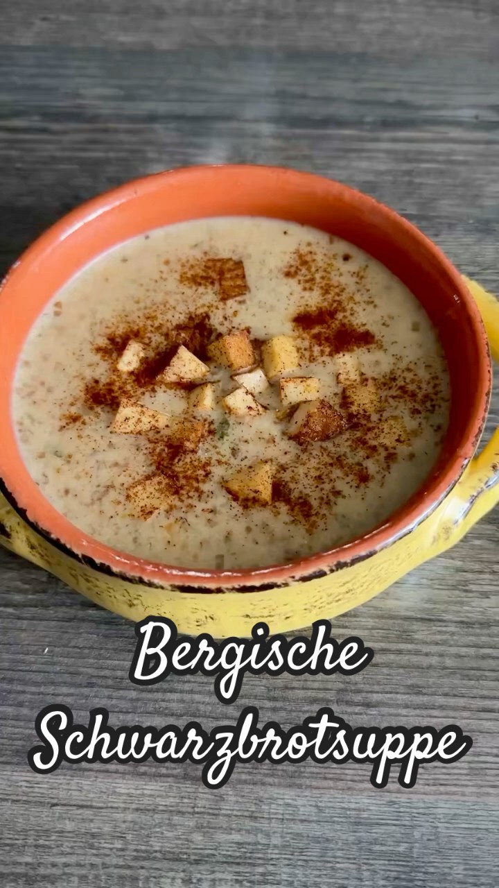 Bergische Schwarzbrotsuppe - YouTube Bergische Schwarzbrotsuppe - YouTube