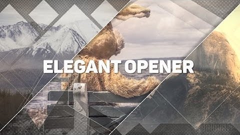 Elegant Opener (After Effects Template)