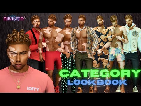 🥵  THE SIMS 4 |  MALE LOOKBOOK 8 CATEGORIES | + CC LINKS | CAS 🥵
