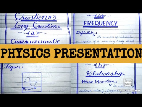 physics paper presentation