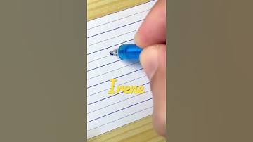 “Irene” Beautiful name in Cursive writing | Handwriting | Calligraphy | Lettering