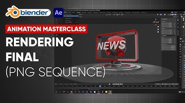 Rendering final animation | Blender & After effects animation masterclass tutorial (for beginners)