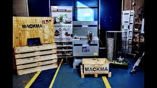 Mackma Machine: New BTT50 Briquetting Machine with the control that connects remotely