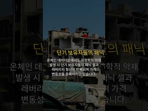 지정학적 리스크 헷지 수단으로서의 비트코인 그 실효성에 대한 의문