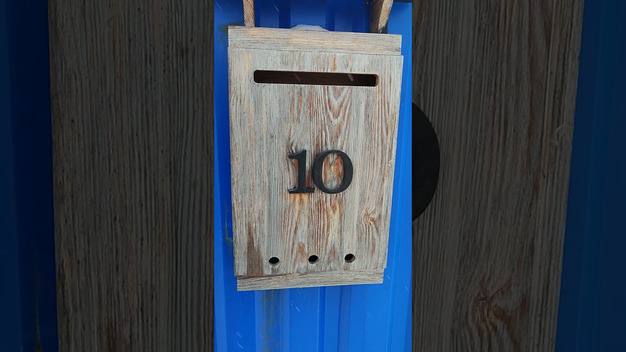 Почтовый ящик из дерева, который не гниёт 