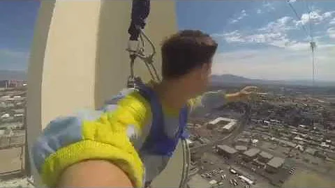 Robert Brooks - Stratosphere Sky Jump 855ft Above Vegas Strip