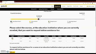 Request Tuition Assistance: ArmyIgnitEd
