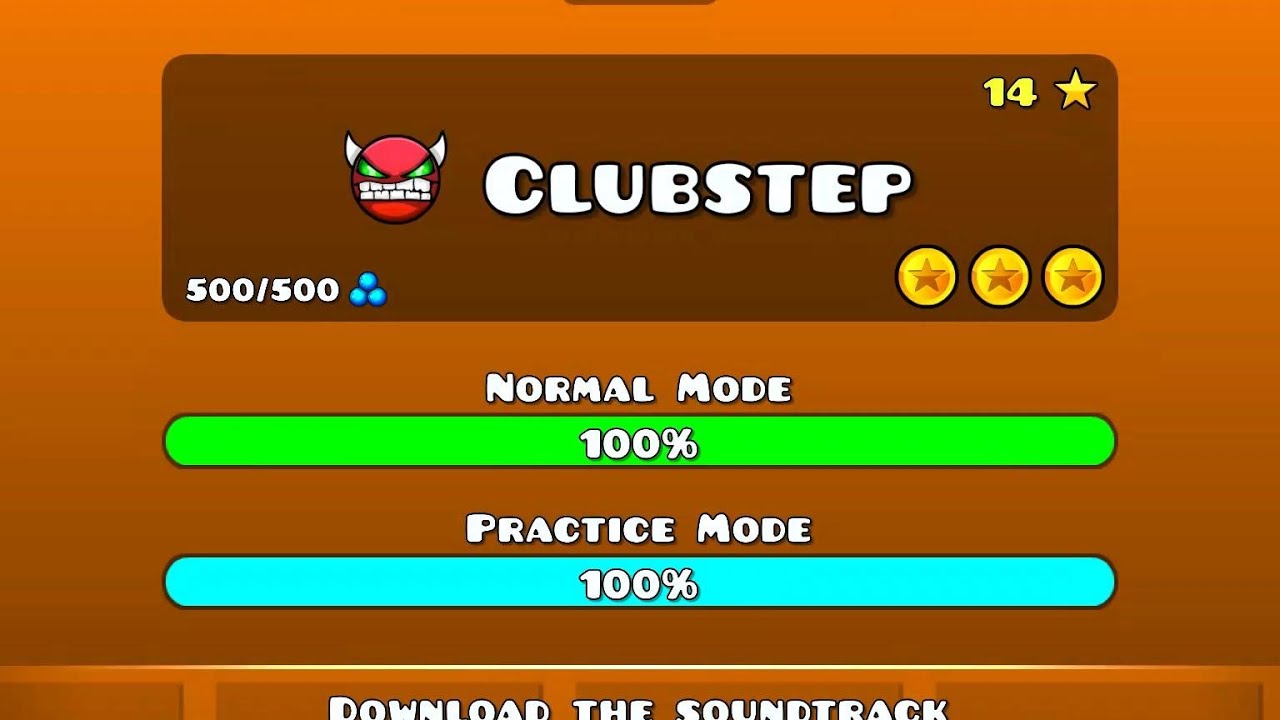 "Clubstep" by Robtop ( easy demon ) [All coins] Geometry Dash - YouTube