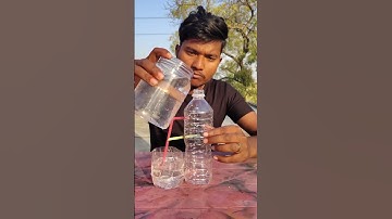 Non stop water and bottle 😱 #shortvideo #experiment #workout #diy #fyp #comedy #tips #science
