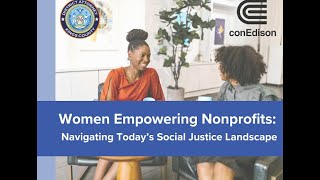 Women Empowering Nonprofits: Navigating Today’s Social Justice Landscape