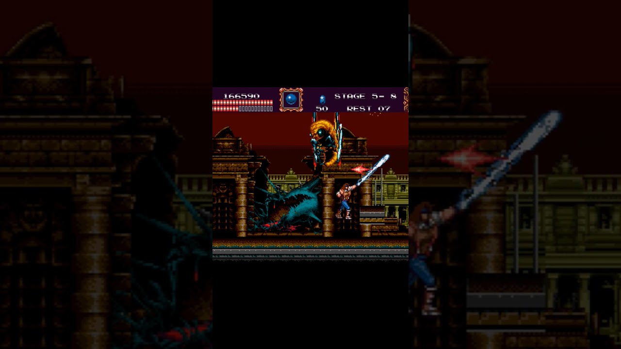 Castlevania Bloodlines: Princess of Moss/Marie Antoinette Boss - Sega Genesis