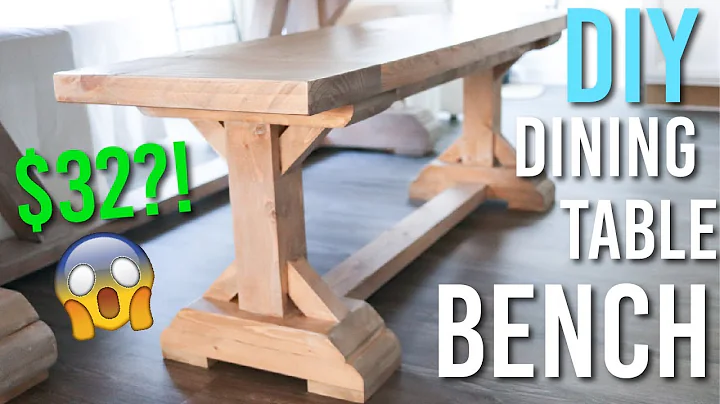 DIY Dining Table Bench - ONLY $32 IN LUMBER!