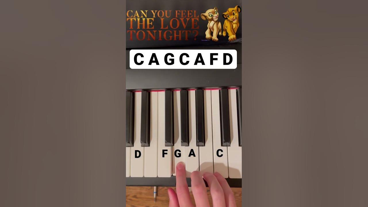 Can You Feel The Love Tonight Piano Tutorial | #pianotutorial #piano #lionking 🦁👑