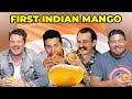 Foreigners Try Indian MANGO for The First Time | EATING In INDIAN STYLE