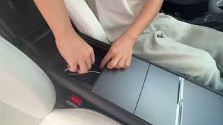 Tesla Model 3 Highland 2025 Upgrade Center Console Organizer Tray