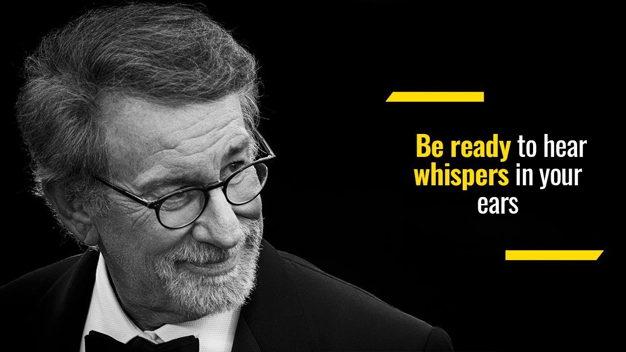 How to listen for your dreams  Steven Spielberg - YouTube