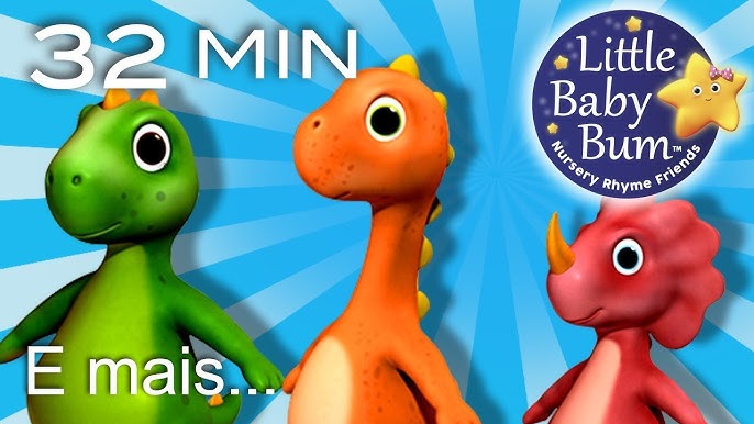 Little Baby Bum em Português, Dez Dinossauros, Desenho para Bebe