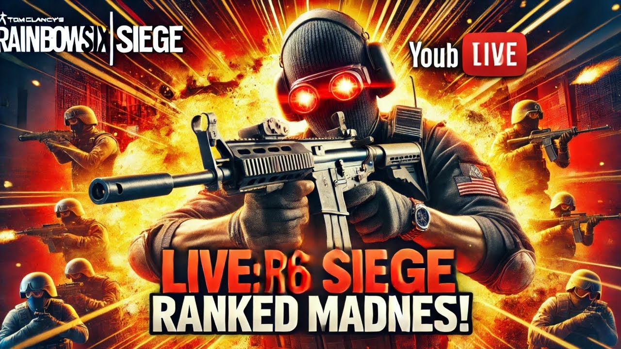 🔴 LIVE: Losing My Mind in Ranked Rainbow Six Siege 🤯🔥 | Rage, Clutches ...