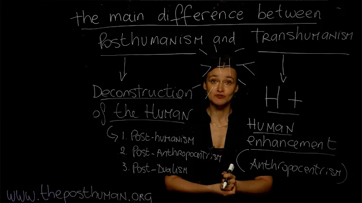 The MAIN DIFFERENCE between Posthumanism and Transhumanism - Dr. Ferrando (NYU), Concept n. 2