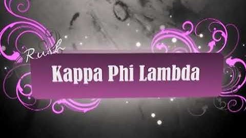 UT Kappa Phi Lambda | Rush Teaser Fall 2011