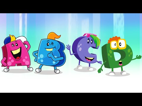 Alphabet A B C D | Learn English Alphabet | ABC Monsters | Cartoons for Kids