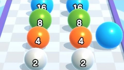 Ball Run 2048  - All  Levels Gameplay IOS  (Levels  127 - 132 ) .