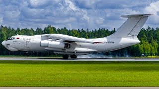 Демонстрационный полет Ил-76ТД BelCanto Airlines / Demonstration flight Il-76TD Minsk Airport