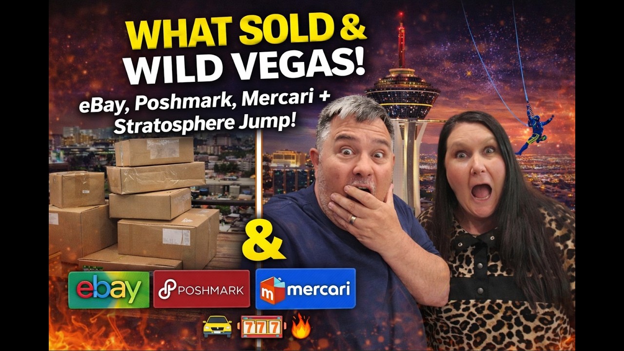 What Sold on eBay, Poshmark & Mercari + Las Vegas Strip & Stratosphere Jump