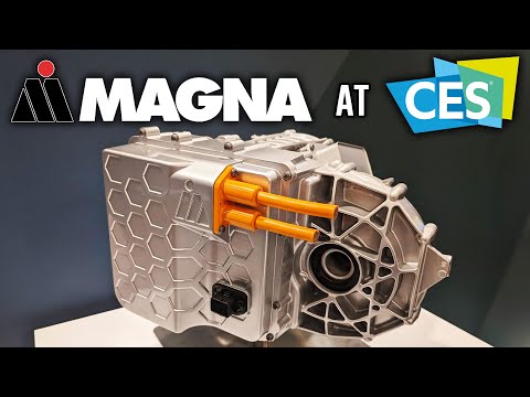 Magna's New 800-Volt Edrive (And Other EV Tech at CES 2024)
