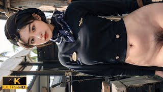 Japanian Bikini Model In Airline Stewardess🇯🇵Ai Art Lookbook 4K Video Beauty Girl Bikini Model