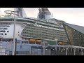 Volunteer passengers speak about simulated voyage aboard Freedom of the Seas ship