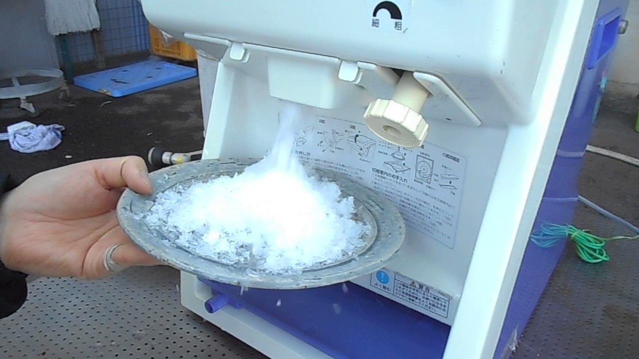 中部コーポレーション キューブアイススライサー 初雪氷削機 HC