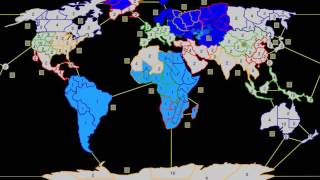 Warlight [Game 4] - 1 v 1 real-time (Auto Game)