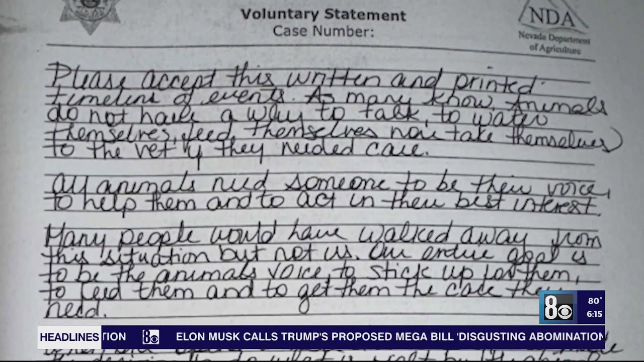 Animal welfare complaint targets Nevada rescue sanctuary