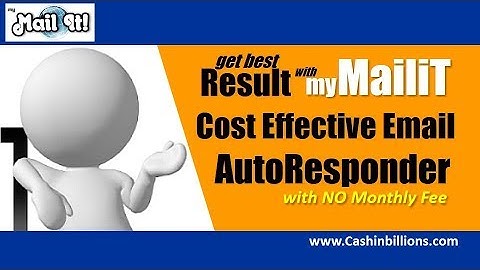 MyMailIt Email Autoresponder Review | Cost Effective | Email Marketing Solution