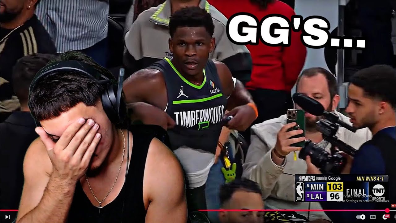 We Lost... LeBron Fan Reacts To Lakers vs Timberwolves Game 5 Full ...