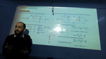 4. Sinusoidal Steady-State Analysis (1) Mesh and Nodal