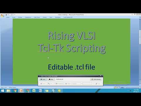 How to Edit a Tcl file