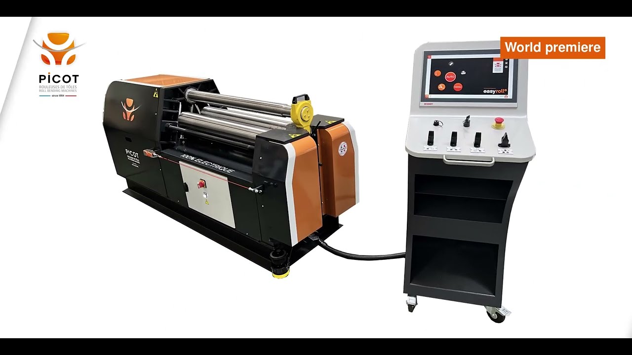 Roll bending machines manufacturer, CNC Plate roll, smart software