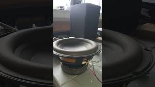 Logitech z560 subwoofer bass test! #bass #basstest #fyp #logitech #excursion #subwoofer