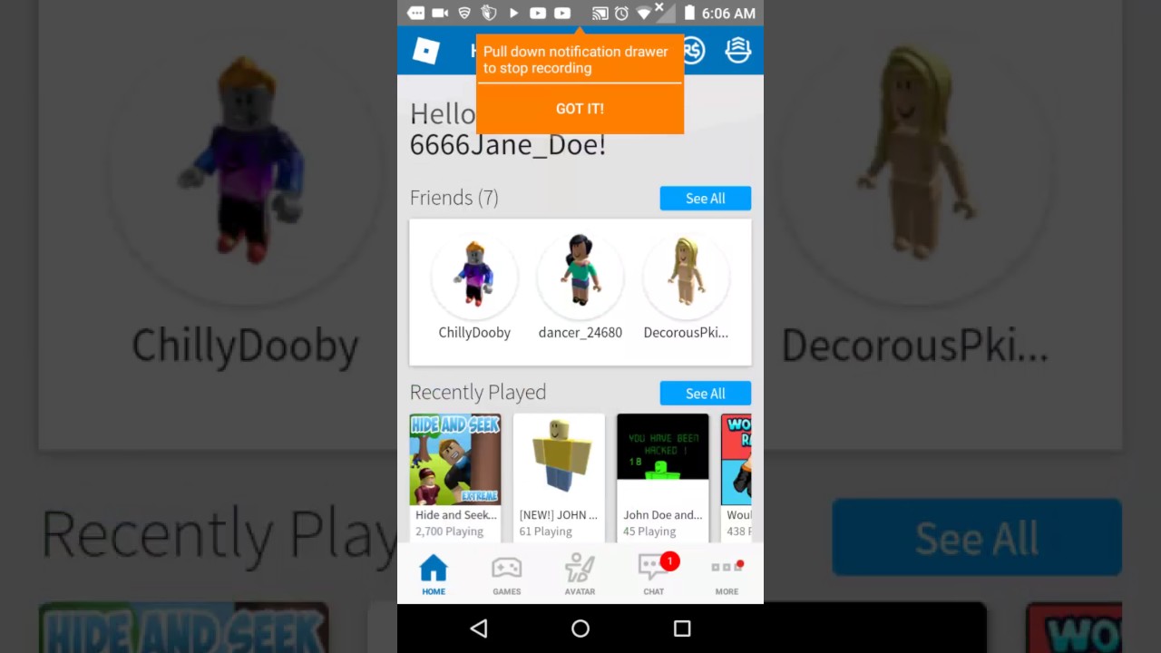 How To Change Your Skin Color On Your Phone Roblox Youtube