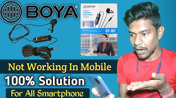 Boya mic not working in mobile | How to use boya mic in mobile | Boya mic mobile me kaise connect kr