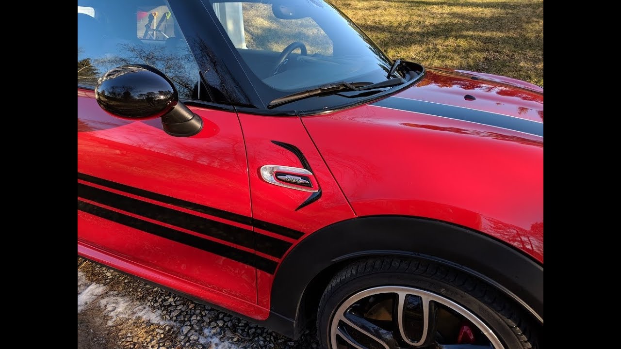 Adding Side Scuttle Decals to the MINI JCW