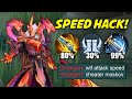 WHEN GLOBAL MOSKOV ABUSE THIS NEW SUPER ATTACK SPEED BUILD AND EMBLEM IN HIGH RANKED GAME! (PLS TRY)