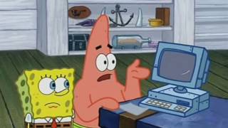 Patrick destroys the computer