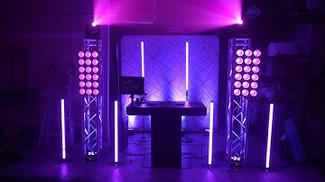 Soundswitch DMX Demo (Illenium - Crawl Outta Love) - Pixel Mapping, Movers, Totems, Wash, Uplights