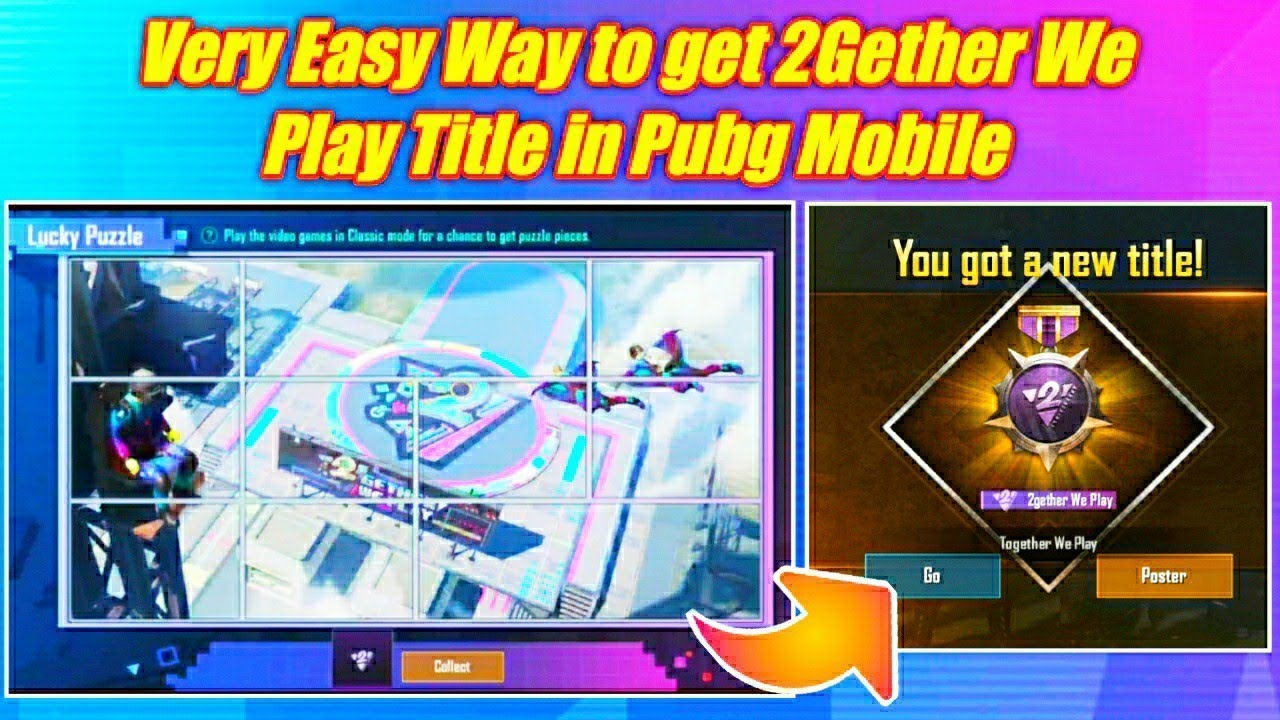 PubgTitles Very Easy Way To Get 2gether We Play Title In PUBG MOBILE YouTube