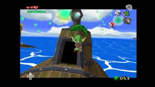 TWW - Get on top of Beedles Ship and Submarines with Leaf