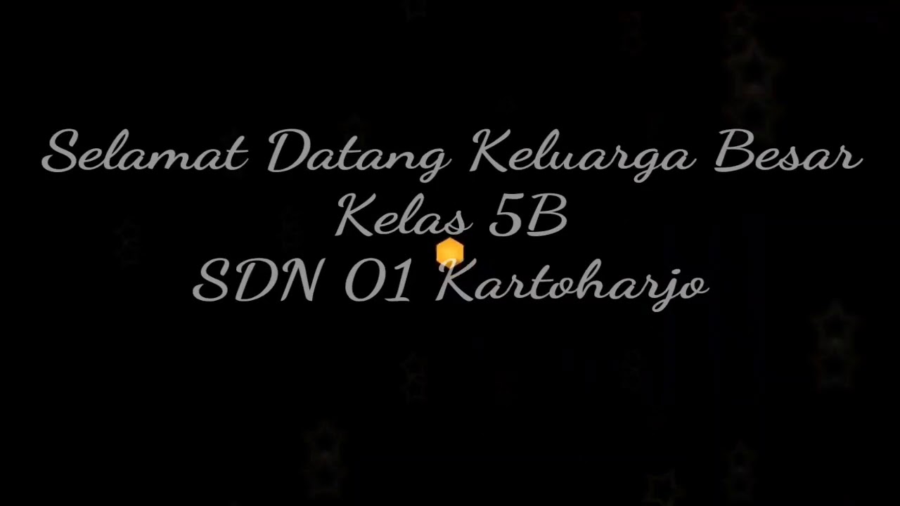 Semangat Belajar - Lagu anak - Kelas 5b SDN 01 Kartoharjo/SD Guntur