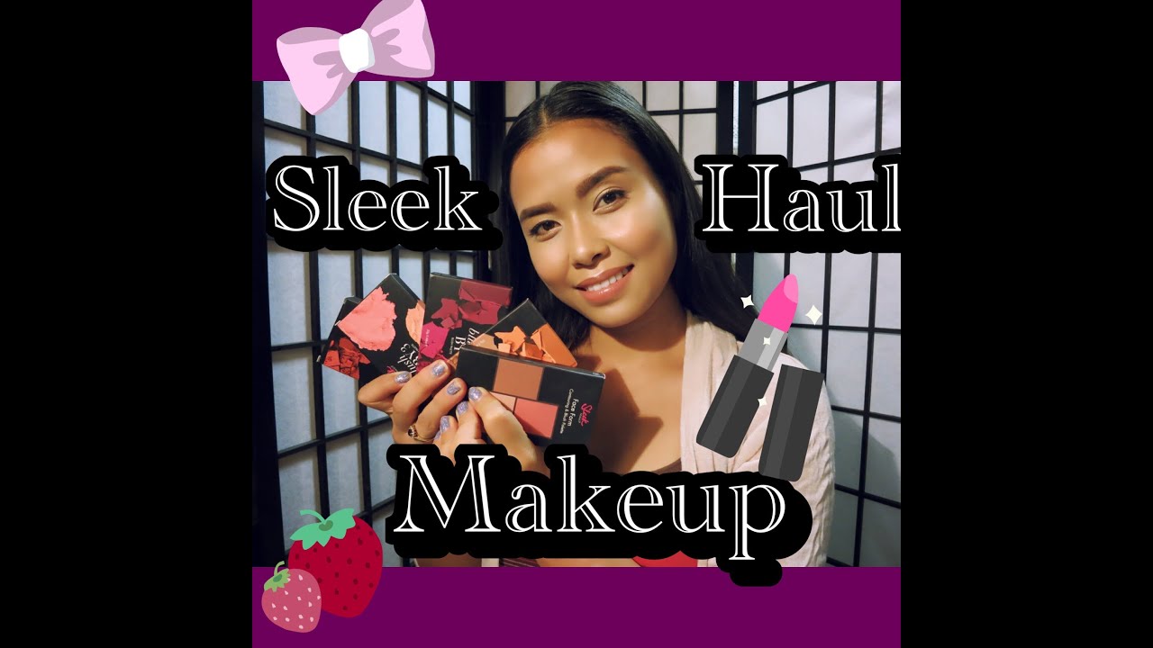 Sleek Makeup Haul